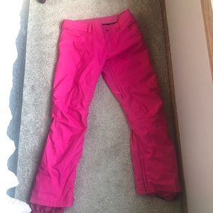Burton DryRide Ski Snowboard Pants, Large, Women’s, Pink